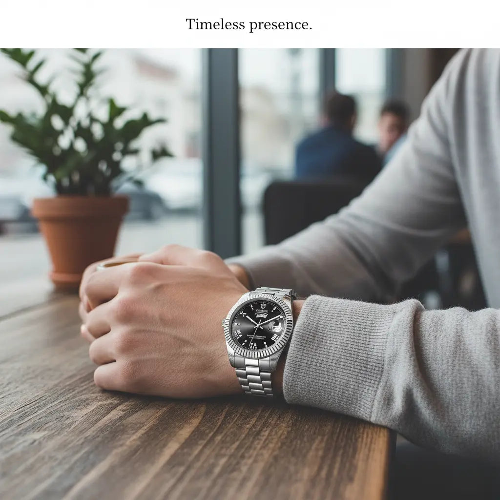 HOVX Aurelius Steel Men’s Watch